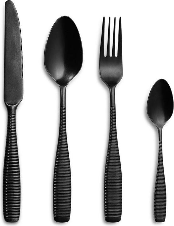 Comas Fleur de Lys Q21 Dessertlöffel Black Vintage (Besteck Set)