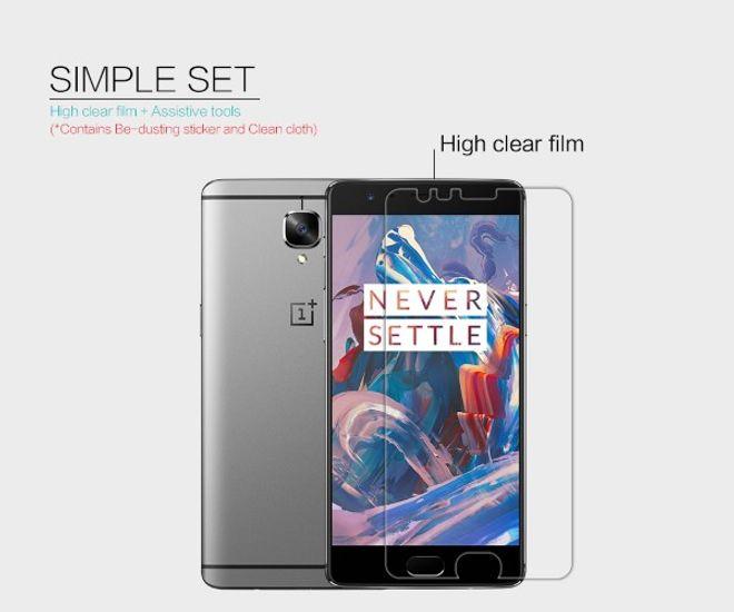 Actual product image Nillkin Super Clear (1 Piece, OnePlus 3T, OnePlus 3)