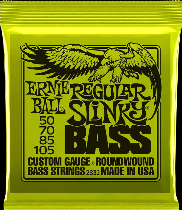 Ernie Ball Slinky regolare (4 x, Basso elettrico, 0.11")