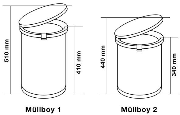 Produktbild Peka Metall Müllboy 1 (35 l)