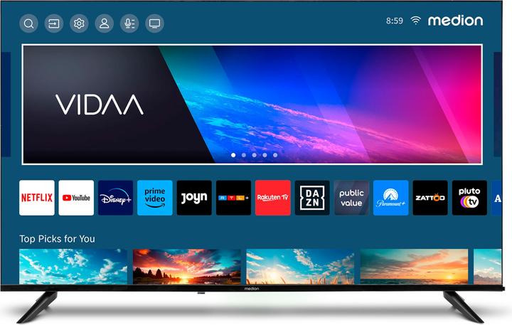 Hisense TV Smart TV LCD Ultra HD MEDION® LIFE® X15517 (MD 31642) (55", LCD, 4K)