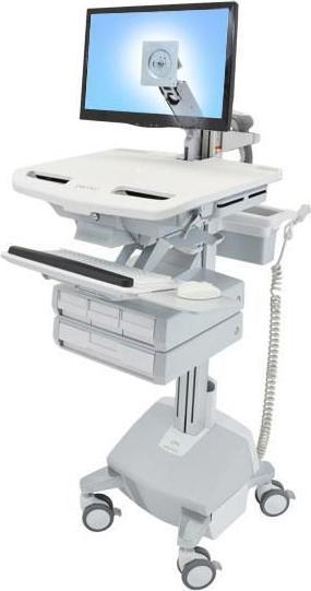 Ergotron Trolley for LCD display/keyboard/mouse/CPU/notebook/barcode scanner (open architec