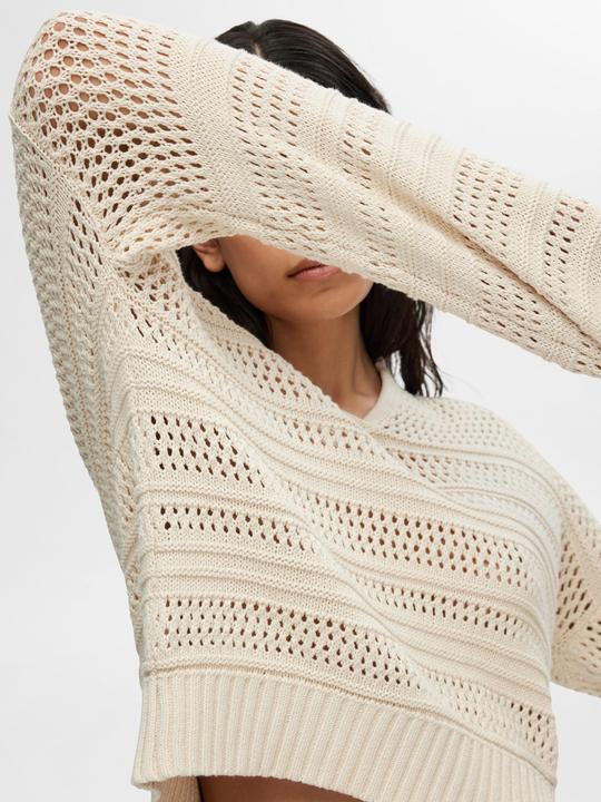 Produktbild Selected Femme Häkel-Look Pullover (L)