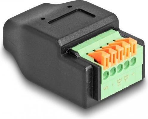 Immagine prodotto Delock Adattatore da Jack USB Type-C 2.0 a morsettiera con Dr. (USB 2.0, 3.42 cm)