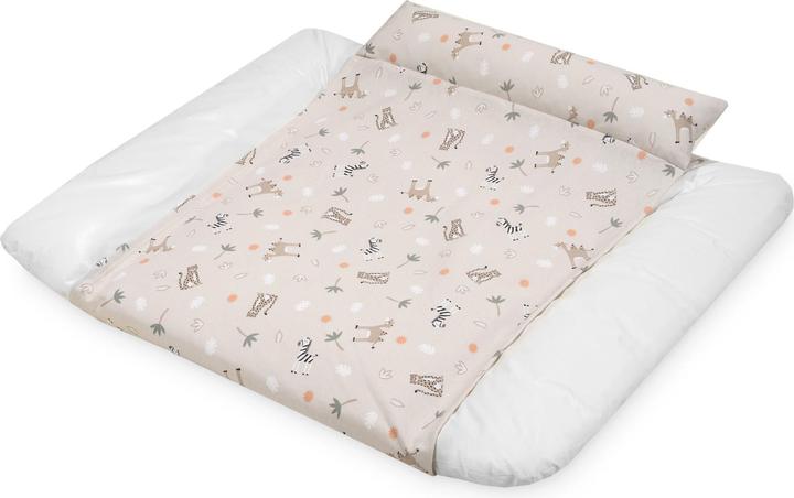 Productafbeelding Julius Zöllner Jersey hoes Loop Comfy voor aankleedkussen Softy, savannah beige (85 x 75 cm)