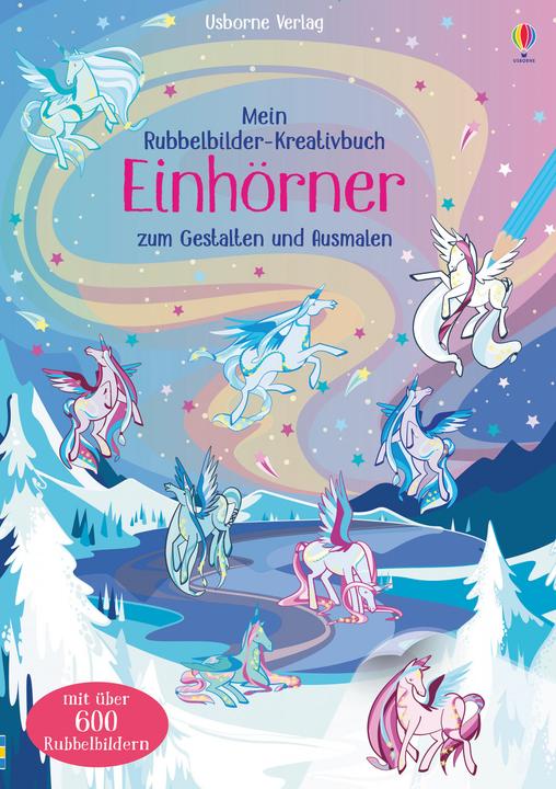 Produktbild Mein Rubbelbilder-Kreativbuch: Einhörner