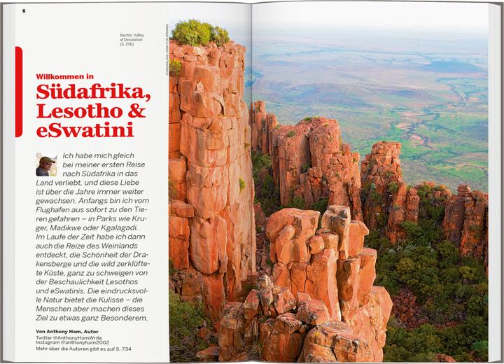 Image du produit Reiseführer Südafrika, Lesotho & eSwatini (Allemand, Ashley Harrell, Anthony Ham, Robert Balkovich, Simon Richmond, Lucy Corne, Shawn Duthie, James Bainbridge, Jean-Bernard Carillet, 2023)