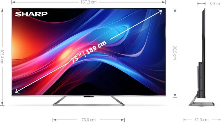 Produktbild Sharp 75GP7265E (75", QLED, 4K)