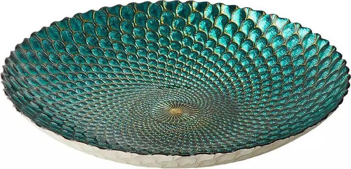 Produktbild The DRH Collection Schale Bowl Peacock 41 cm Glas