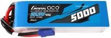 Actual product image Gens Ace LiPo G-Tech 5000mAh 22.2V 45C 6S1P battery with EC5 plug (22.20 V, 5000 mAh)