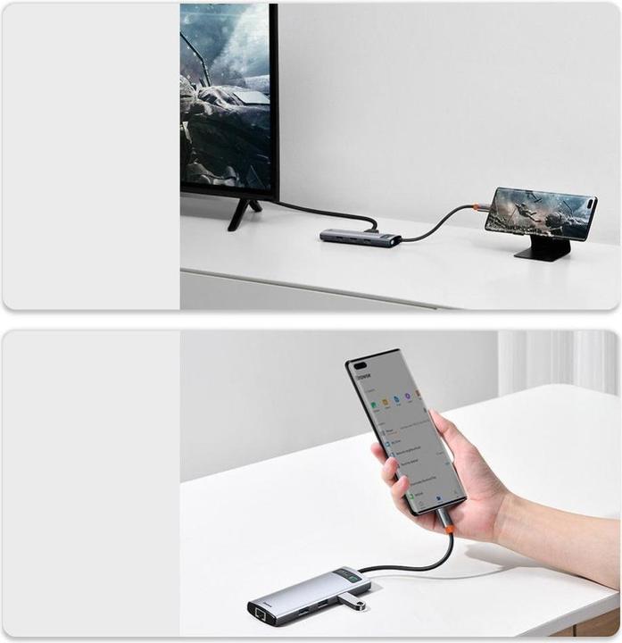 Produktbild Baseus Metal Gelam Series (USB-C, 8 Ports)