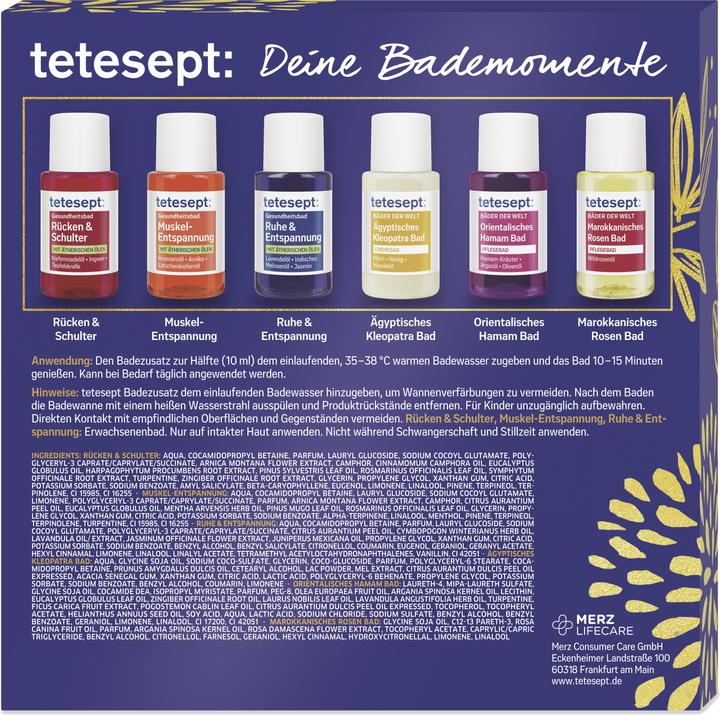 Produktbild Tetesept Geschenkset Bademomente (120 ml, Badeöl)