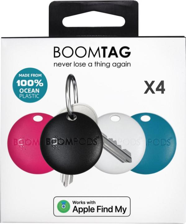 Actual product image Boompods Boomtag Multi 4-pack (Mac OS, iOS)