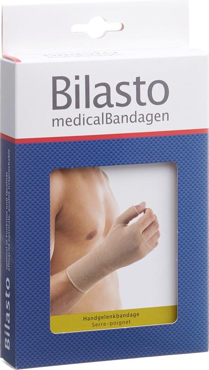 Produktbild Bilasto Uno Handgelenkbandage XS m Daumenansatz beige (XS)