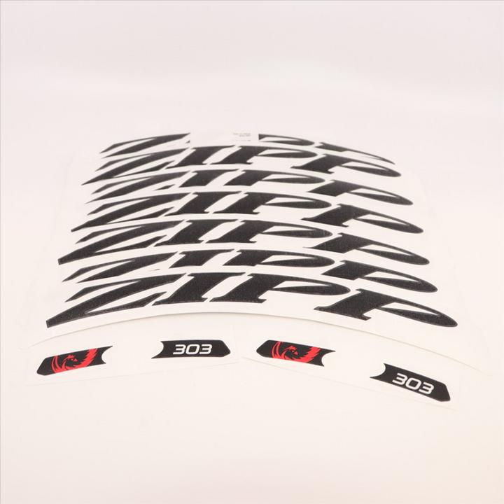 Produktbild Zipp Decal Set 1 Wheel 303 Logo Matteblk