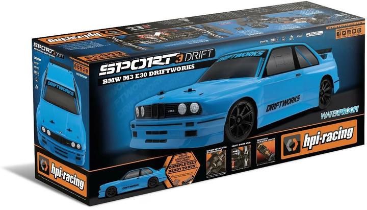 Immagine prodotto HPI Sport 3 Drift BMW M3 E30 DriftWorks RTR (RTR pronto all'uso)