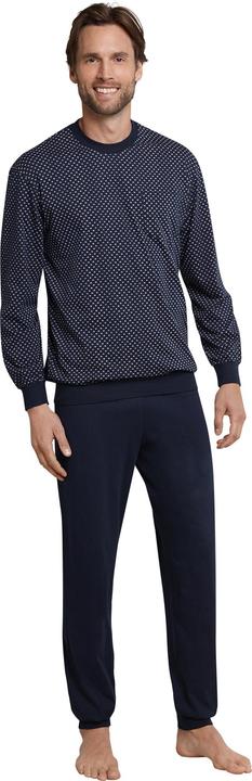 Image du produit Schiesser pyjama long naturel 100% coton | aussi grande taille (62)
