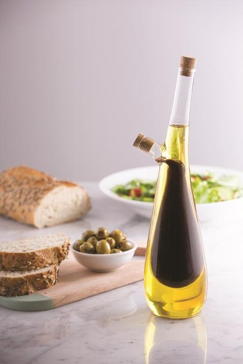Image du produit Typhoon Tear Drop Glass Duo Oil and Vinegar Drizzler, Céramique, 9 x 9 x 30 cm (1401361 ml)