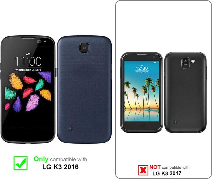 Produktbild Cadorabo Universale Schutzhülle für LG K3 2016 Tasche mit Gürtelclip (LG K3)