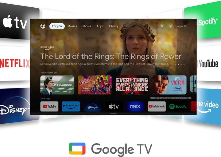 Immagine prodotto Thomson Streaming BOX: Google TV 4K UHD (8 GB, iOS 12)