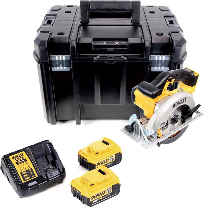 Image du produit DeWalt DCS 391 M2 18 V XR Li-Ion Scie circulaire sans fil 165 mm + Coffret de transport TSTAK Box +