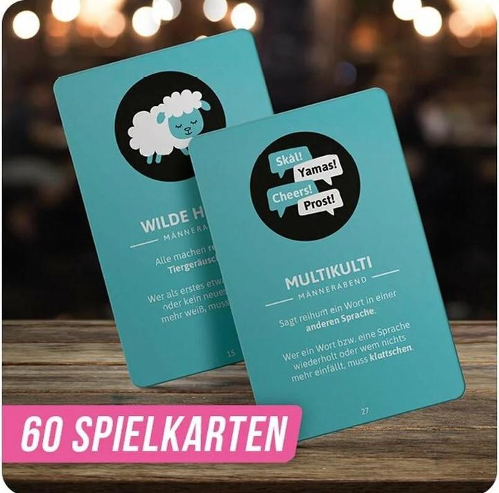 Image du produit Denkriesen klattschen® - Soirée HOMME - L'extension officielle du jeu de boisson culte