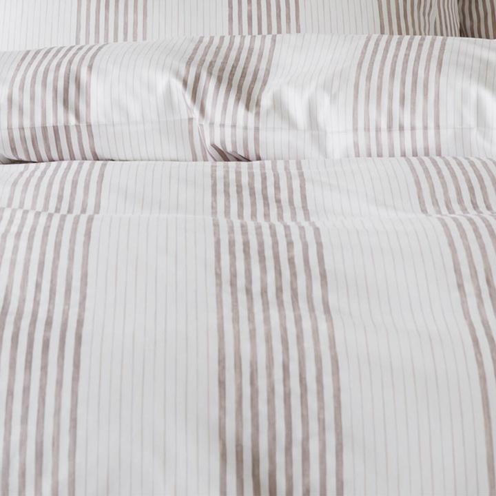 Immagine prodotto Elegante Biancheria da letto Mako in raso Bridge blu cielo (Copricuscino, 65 x 100 cm)