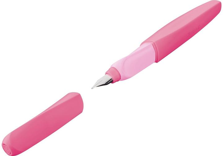 Actual product image Pelikan Fountain pen (cartridge filling system) Twist® fountain pen for right- and left-handers (Berry Pink, 1 x)