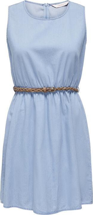 Produktbild Only Normal geschnitten Rundhals Breite Träger Kurzes Kleid Jeanskleid (L)