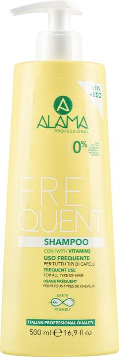 Alama Professional Alama Frequent Shampoo for All Hair Types 500ml (500 ml, Flüssiges Shampoo)