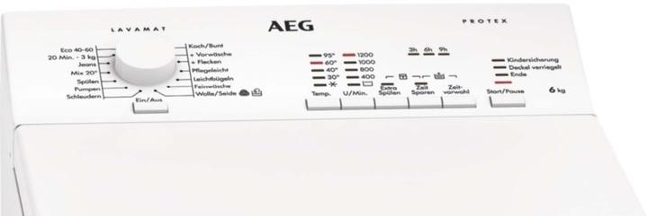 Actual product image AEG L5 TBK 30268 Top loader D 6kg 1200U AquaStop AquaStop hose (6 kg)