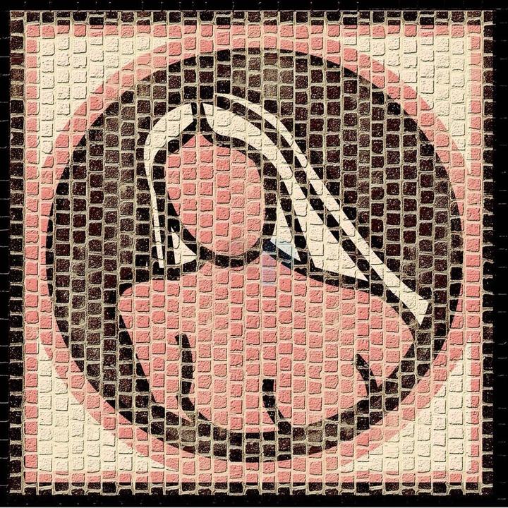 Immagine prodotto Block Cuit. Mosaico in pietra ceramica - Segno zodiacale Vergine (21 x 21 cm)