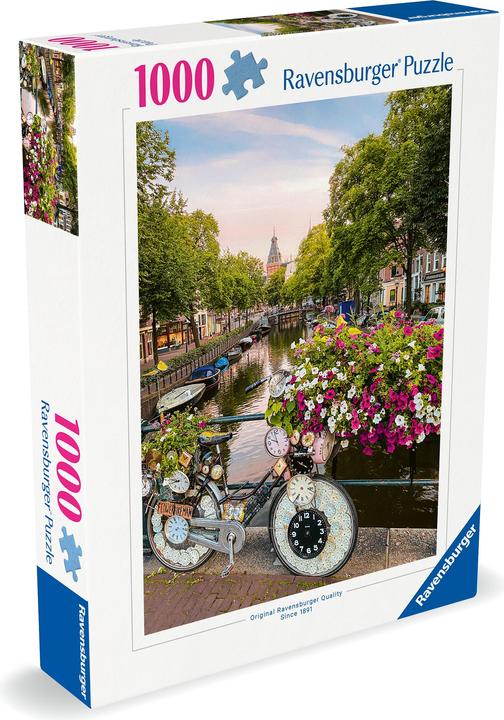 Immagine prodotto Ravensburger Bicicletta e fiori ad Amsterdam (1000 pezzi)