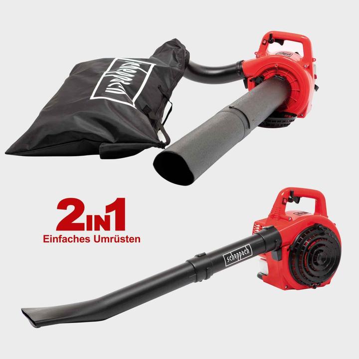 Produktbild Scheppach Benzin-Laubbläser - Pumpe - Häcksler (3-in-1) LBH2600P (Modell 2021) (Benzinbetrieb, Laubbläser, Laubsauger, Laubsauger-& bläser)