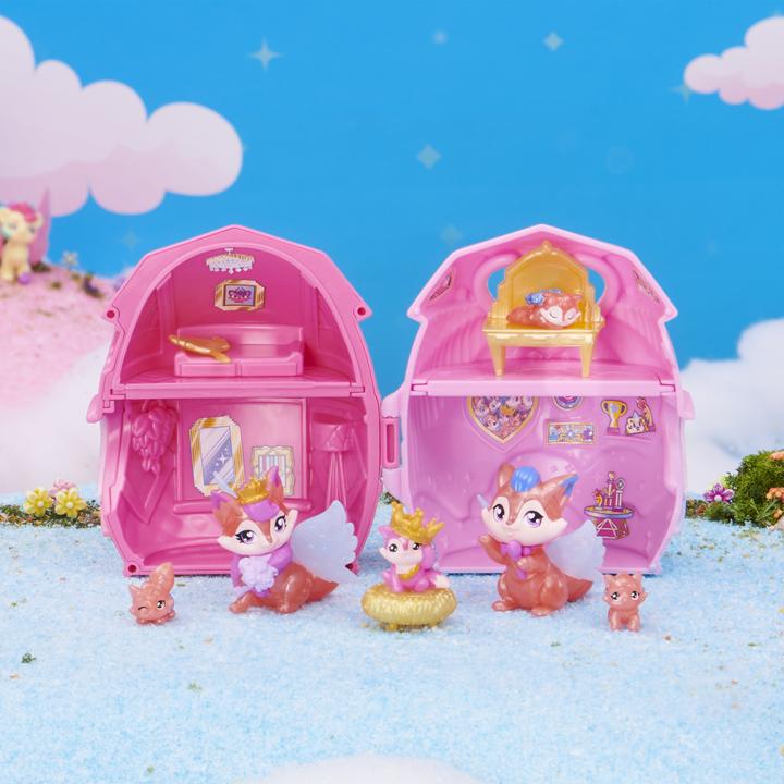 Produktbild Hatchimals Mini-Family Pack, Spielset mit 3 CollEGGtibles-Figuren und bis zu 3 Überraschungs-Babies