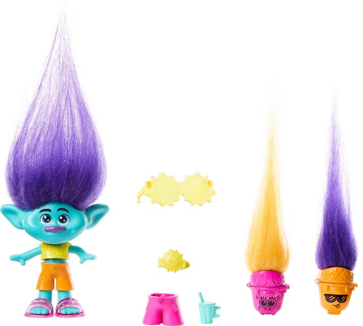 Produktbild Mattel Trolls Haarige Überraschungen Branch