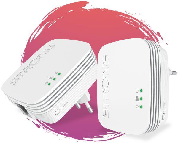 Image du produit Strong Powerline 1000 Mini pack de 2 (1000 Mbit/s)