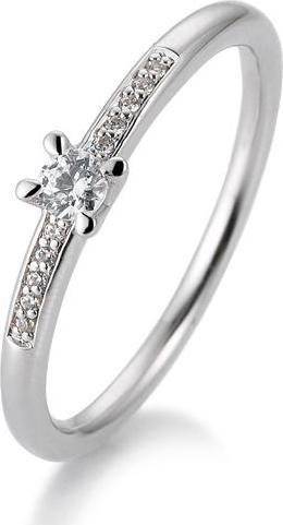 Actual product image Breuning Pavé engagement ring (57, 585/14 K Gold)