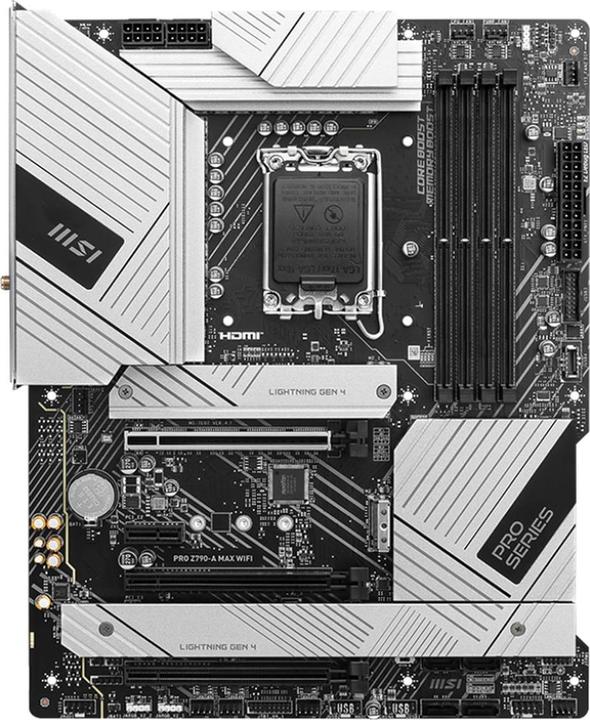 Actual product image MSI PRO Z790-A MAX Wifi (Z790,S1700,ATX,DDR5) (LGA 1700, Intel Z790, ATX)