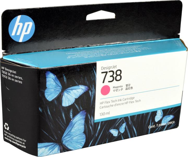 Immagine prodotto HP 738 130-ml Magenta DesignJet Ink Cartridge (M)