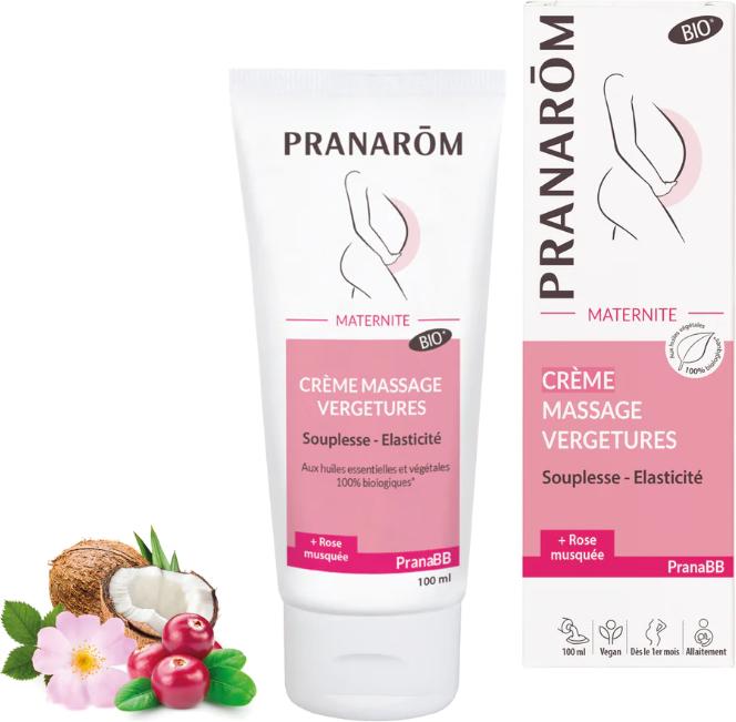 Pranarom PranaBB Schwangerschaft Massagecreme Dehnungsstreifen Bio
