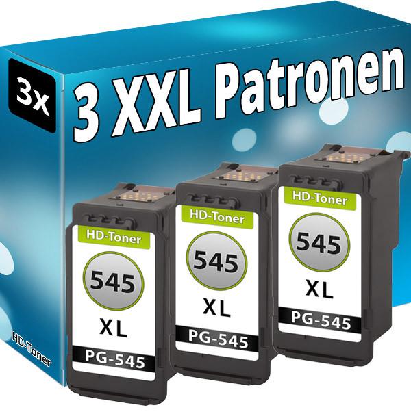 Image du produit Druckfuxx 3x TINTE PATRONEN PG-545 XL für CANON MG2550s MG2555s MG2940 MG2950S b