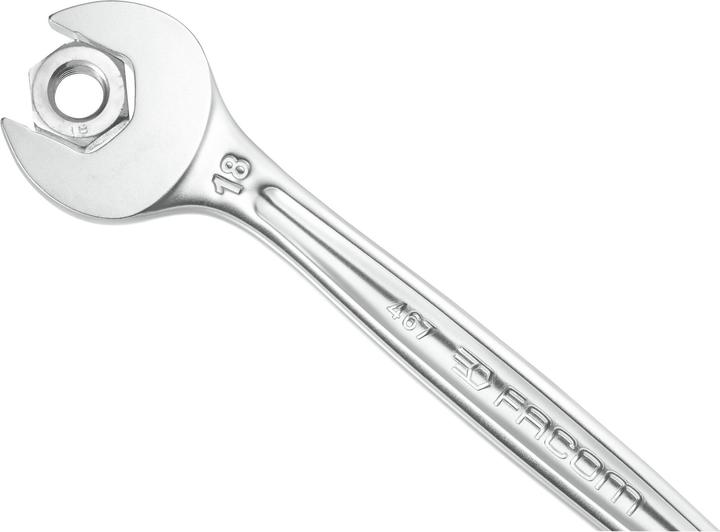 Actual product image Facom 34 mm openend ring ratchet wrench, length 455 mm