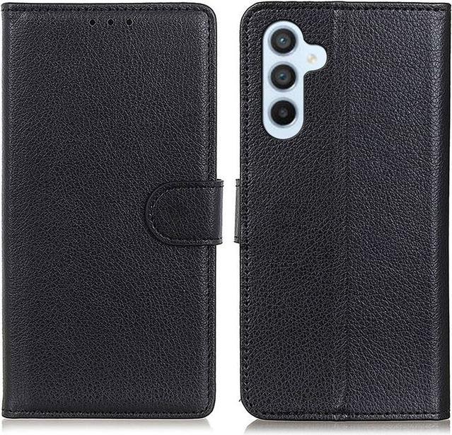 Actual product image MU Classic Litchi Leather Bookcover Series (Samsung Galaxy A55)