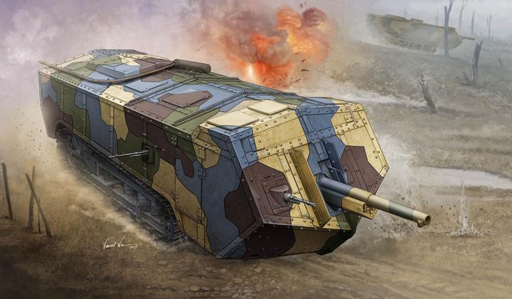 Produktbild Hobby Boss French Saint-Chamond Heavy Tank-Medium