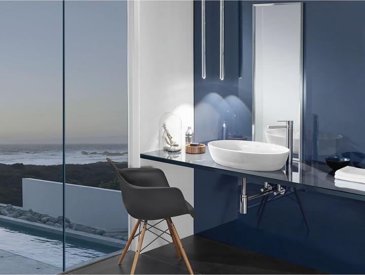 Immagine prodotto Villeroy & Boch Lavabo da appoggio Artis 61 cm ovale bianco/nero carbone 419861BCT8 (410 mm, 610 mm)