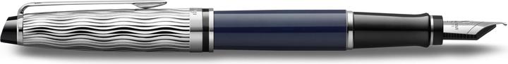 Actual product image Waterman Fountain Pen Expert DeLuxe C.C Deep Lacquer F (Blue, 1 x)