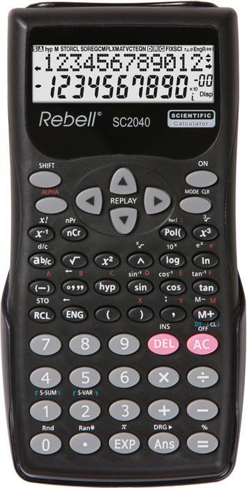 Image du produit Rebell Calculatrice RE-SC2040 BX (Piles)