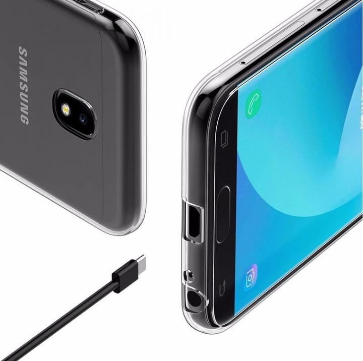 Actual product image Screenguard Samsung Galaxy J3 2017 Flexible TPU Clear Case (Samsung Galaxy J3 2017 (US version))
