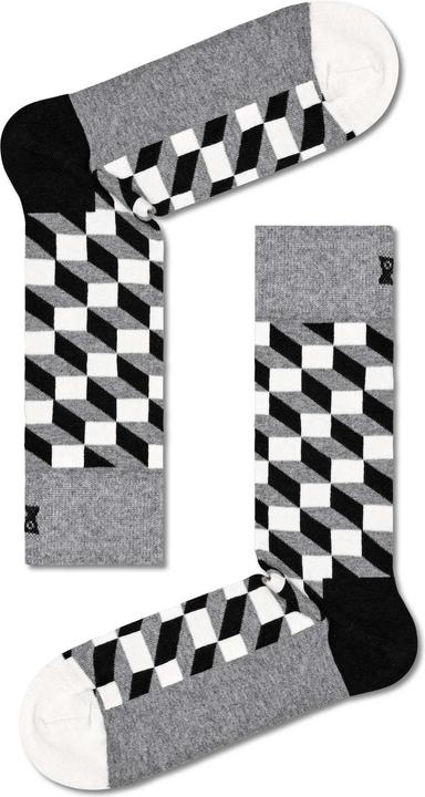 Immagine prodotto Happy Socks Classico bianco e nero (confezione da 4, 36 - 40)